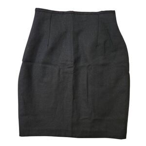 The Limited Pencil Skirt Size 10 BLACK 100%wool Made In Italy